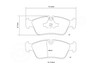 Front Brembo Sport HP2000 Brake Pads for BMW E87 1 Series / E90 & E91 3 Series Front Brembo Sport HP2000 Brake Pads for BMW E87 1 Series / E90 & E91 3 Series