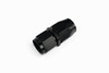 Black AN-8 Swivel Straight Oil Cooler Fitting