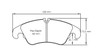 Pagid E8096 RS19 Front Pads - Audi S4 / S5 B8 345mm