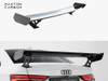 Maxton Carbon Spoiler With External Brackets Uprights Audi A3 / A3 S-Line / S3 / RS3 Sedan 8V / 8V Facelift