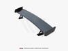 Maxton Carbon Spoiler With External Brackets Uprights Audi A3 / A3 S-Line / S3 / RS3 Sedan 8V / 8V Facelift