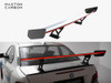 Maxton Carbon Spoiler With Internal Brackets Uprights V.2 + LED BMW 1 M E82