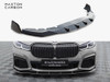 Maxton Prepreg Carbon Fiber Front Splitter + ABS Splitter BMW 7 M-Pack G11 Facelift