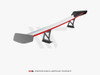 Maxton Carbon Spoiler With Internal Brackets Uprights + LED BMW M2 F87