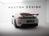 Maxton Carbon Spoiler With Upper Swan Mounting V.1 + LED Porsche 718 Cayman GTS 982c