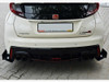 Maxton Racing Rear Side Splitters Honda Civic IX Type R