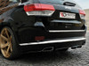 Maxton Central Rear Splitter (Vertical Bars) JEEP Grand Cherokee WK2 Summit Facelift