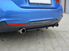 Maxton Central Rear Splitter (Vertical Bars) BMW 4 Coupe / Gran Coupe / Cabrio M-Pack F32 / F36 / F33