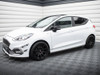 Maxton Racing Side Skirts Diffusers V.2 Ford Fiesta Mk8 ST / ST-Line - Gloss Black