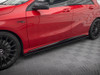 Maxton Side Skirts Diffusers Mercedes A W176 / CLA 117 AMG / CLA 117 AMG-Line Facelift