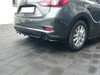 Maxton Central Rear Splitter (Vertical Bars) Mazda 3 Mk3 Facelift