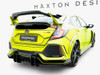 Maxton Lower Spoiler CAP Honda Civic Type-R Mk10 / Mk10 Facelift