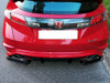 Maxton Rear Side Splitters Honda Civic VIII Type-R GP (2007-2010)