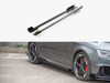 Maxton Street PRO Side Skirts Diffusers + Flaps Audi RS3 8V Sportback