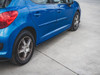 Maxton Side Skirts Diffusers Peugeot 207 Sport (2006-2009)