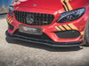 Maxton Street PRO Front Splitter + Flaps Mercedes-AMG C43 / AMG-Line Coupe C205