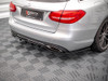 Maxton Rear Splitter (Vertical Bars) Mercedes C W205 Estate