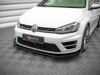 Maxton Street PRO Front Splitter V.1 + Flaps VW Golf R Mk7