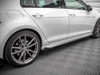 Maxton Street PRO Side Skirts Diffusers + Flaps VW Golf R Mk7