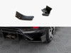 Maxton Rear Side Splitters V.4 + Flaps Ford Fiesta ST Mk8