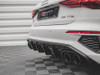 Maxton Rear Valance + Exhaust Ends Imitation Audi A3 S-Line Sportback 8Y - Black Tips