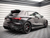Maxton Street PRO Rear Side Splitters + Flaps Audi RS3 Sportback 8Y