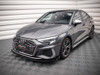 Maxton Street PRO Front Splitter V.1 + Flaps Audi S3 / A3 S-Line 8Y