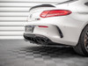 Maxton Rear Splitter (Vertical Bars) Mercedes-AMG C 63AMG Coupe AMG Aero Pack C205 Facelift