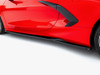 Maxton Side Skirts Diffusers Chevrolet Corvette C8