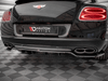 Maxton Central Rear Splitter (Vertical Bars) Bentley Continental GT V8 S Mk2