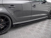 Maxton Street PRO Side Skirts Diffusers + Flaps Audi S3 / A3 S-Line Sportback 8V Facelift