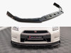 Maxton Front Splitter + Flaps Nissan GTR R35 1st Facelift