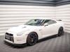 Maxton Side Skirts Diffusers + Flaps Nissan GTR R35 1st Facelift