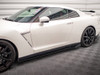 Maxton Side Skirts Diffusers + Flaps Nissan GTR R35 1st Facelift