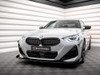 Maxton Street PRO Front Splitter + Flaps BMW 2 Coupe M-Pack / M240i G42