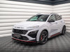 Maxton Front Splitter V.2 + Flaps Hyundai Kona N Mk1