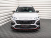 Maxton Front Splitter V.2 + Flaps Hyundai Kona N Mk1