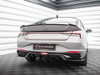 Maxton Central Rear Splitter (Vertical Bars) Hyundai Elantra Mk7