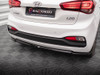 Maxton Central Rear Splitter Hyundai I20 Mk2 Facelift