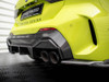 Maxton Carbon Fiber Rear Diffuser V.1 + Milltek Sport Exhaust BMW 1 F40 M-Pack / M135i - Polished Trims
