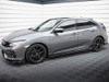 Maxton Side Skirts Diffusers + Flaps Honda Civic Sport Mk 10