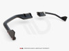 Maxton Rear Splitter V.1 (Vertical Bars) + Flaps Honda Civic Sport Mk10 Facelift