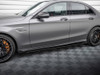 Maxton Street PRO Side Skirts Diffusers + Flaps Mercedes-AMG C63 Sedan / Estate W205 Facelift
