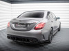 Maxton Street PRO Rear Diffuser Mercedes-AMG C63 Sedan / Estate W205 Facelift