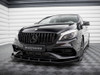 Maxton Street PRO Front Splitter + Flaps Mercedes-Benz A AMG-Line W176 Facelift