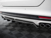 Maxton Central Rear Splitter (Vertical Bars) Ford Mondeo Sport Mk5 Facelift / Fusion Sport Mk2 Facelift