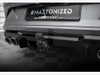 Maxton Rear Valance V.3 + Exhaust Ends Imitation Cupra Formentor Mk1 - Black Tips