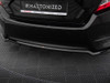 Maxton Central Rear Splitter (Vertical Bars) Honda Civic Mk10