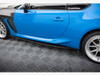 Maxton Street PRO Side Skirts Diffusers V.1 + Flaps Toyota GR86 Mk1