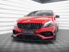 Maxton Street PRO Front Splitter + Flaps Mercedes-Benz A 45 AMG Aero W176 Facelift